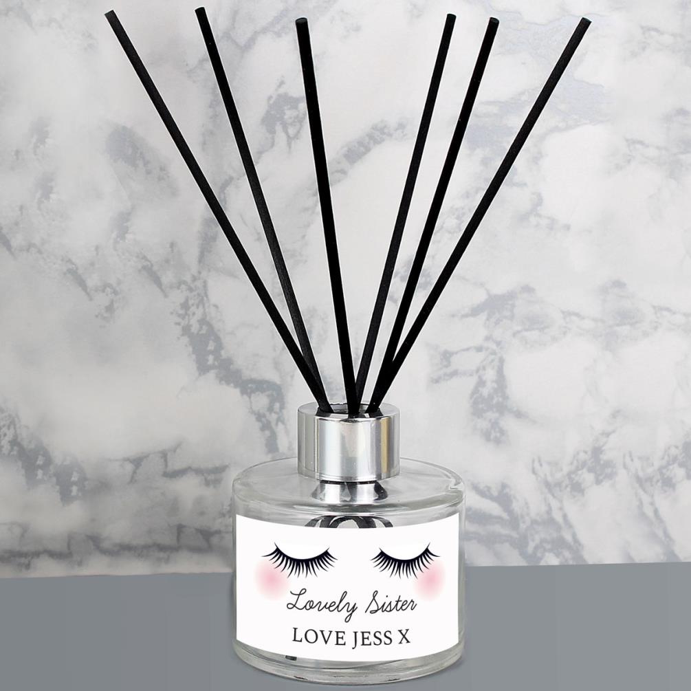 Personalised Eyelashes Reed Diffuser Extra Image 2